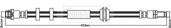 BORG & BECK Jarruletku BBH8374